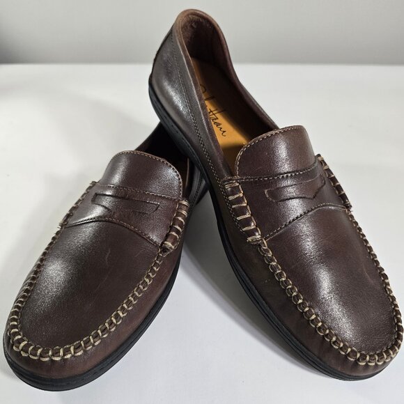Cole Haan French Cup Penny Loafers Mens Size 9 Brown Leather Driving Moccasin main image 5